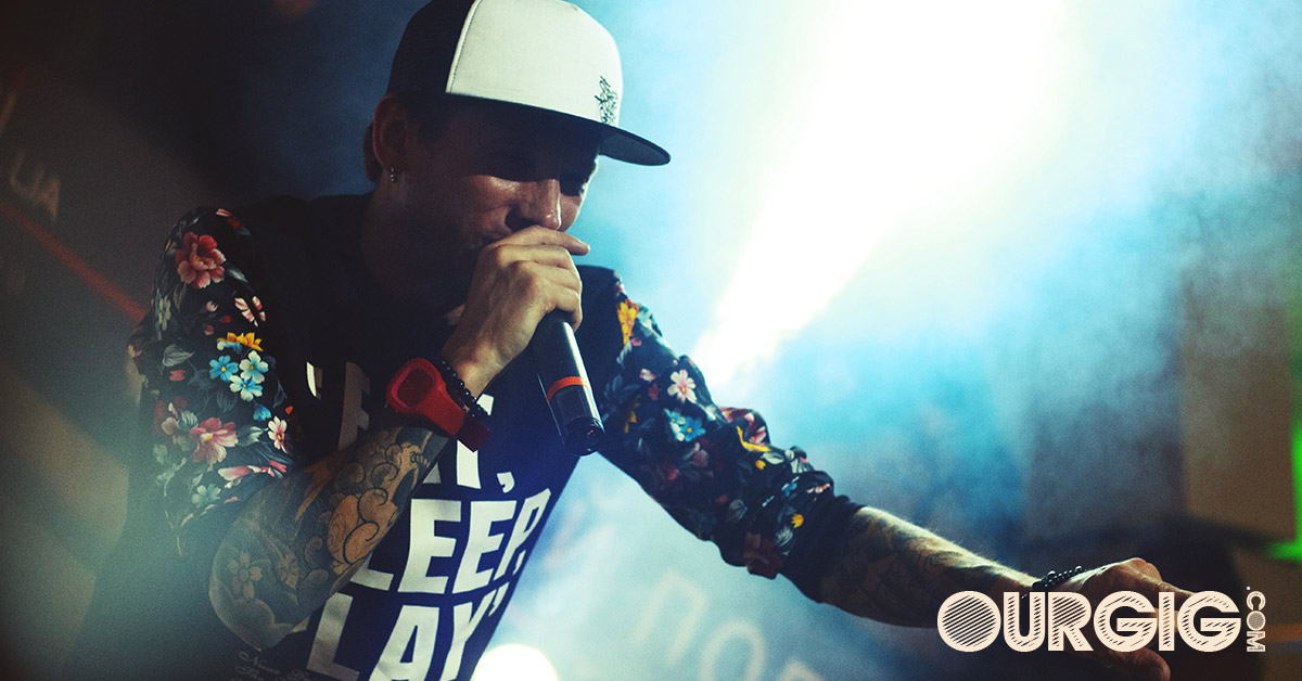 male artist on stage