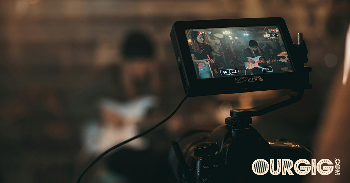 filming a music video
