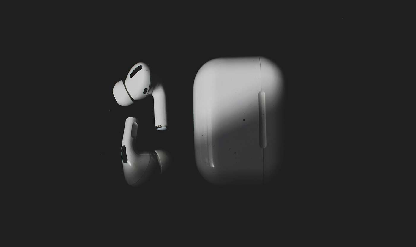 photo of earbuds