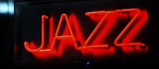 neon sign that says Jazz