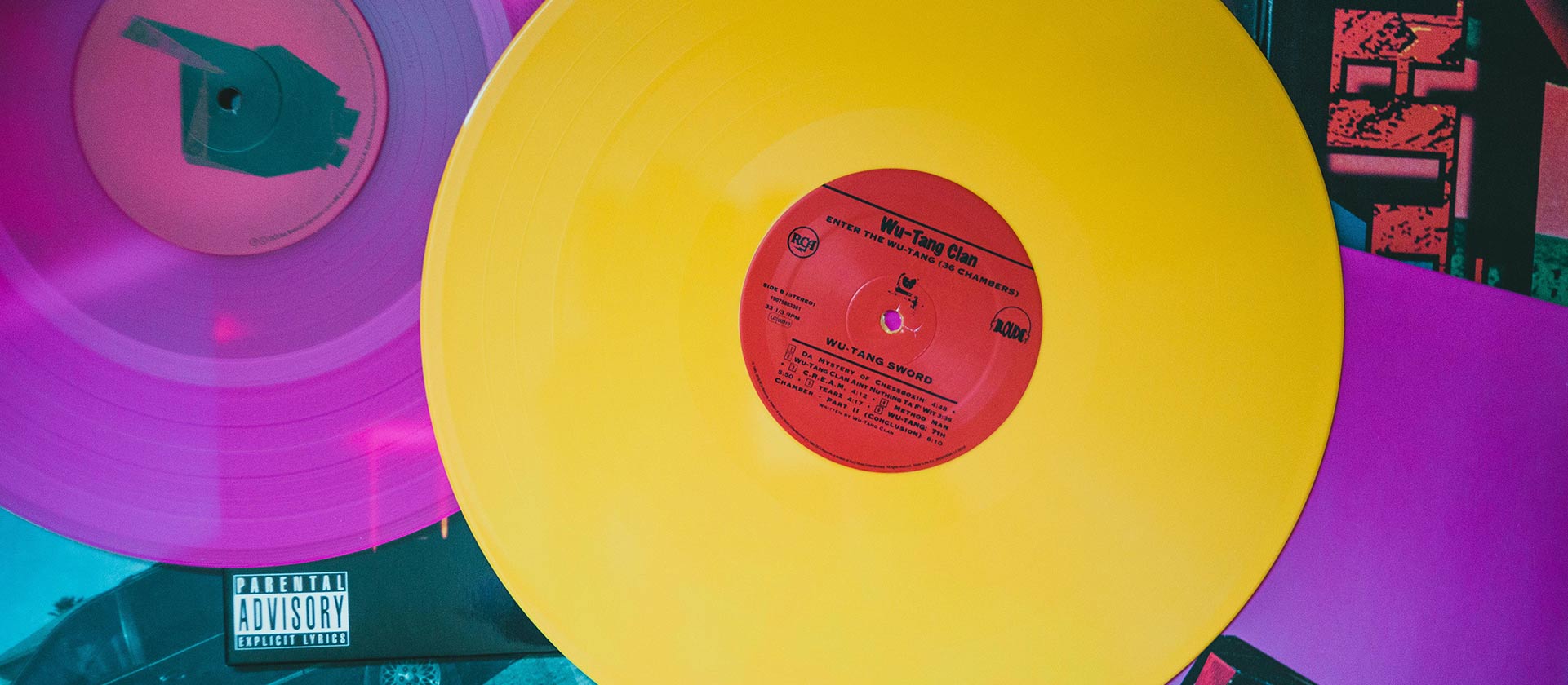 colored vinyl LP's