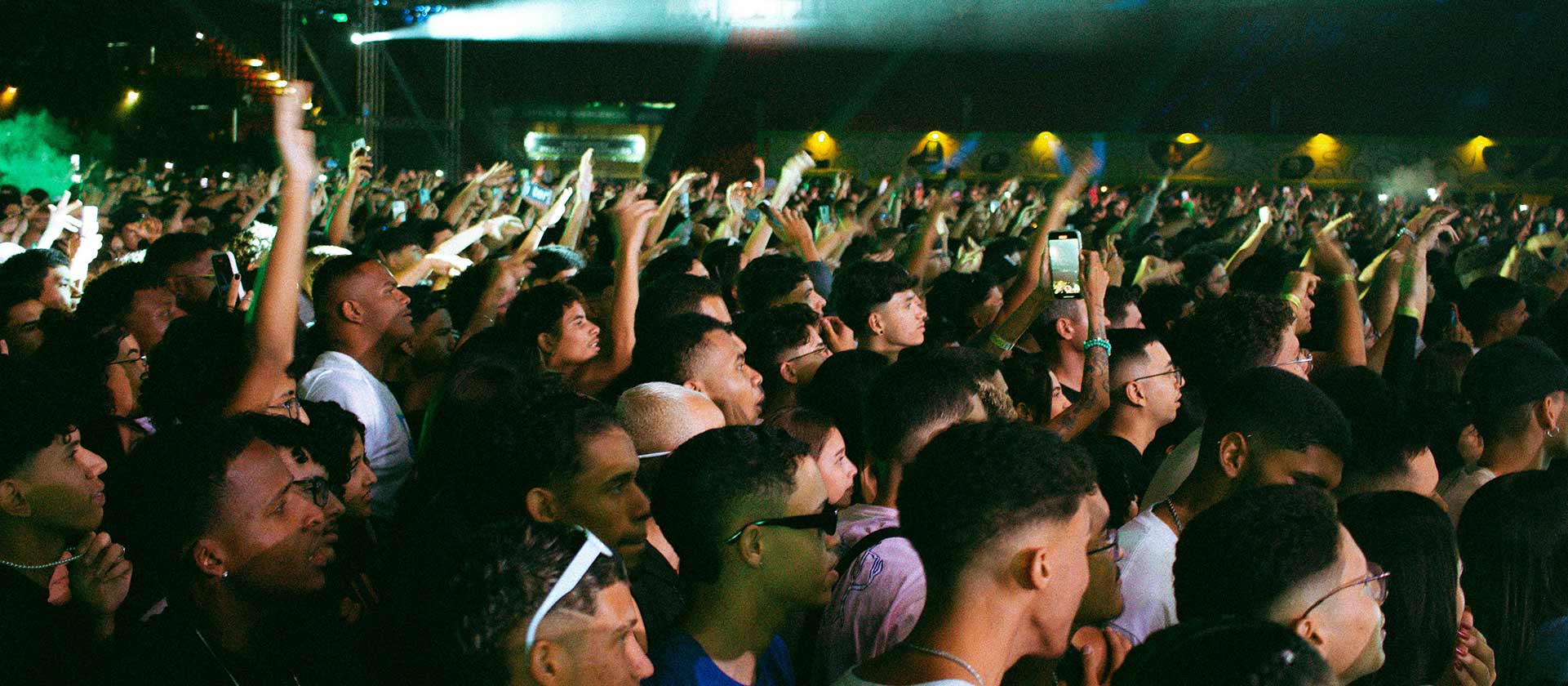 large audience at a concert