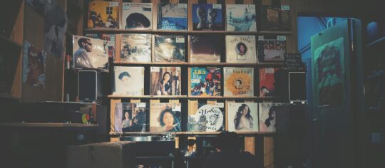 Vinyl Albums on Display