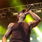 male vocalist on stage