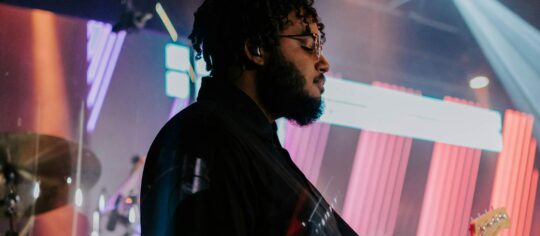 male artists performing in club