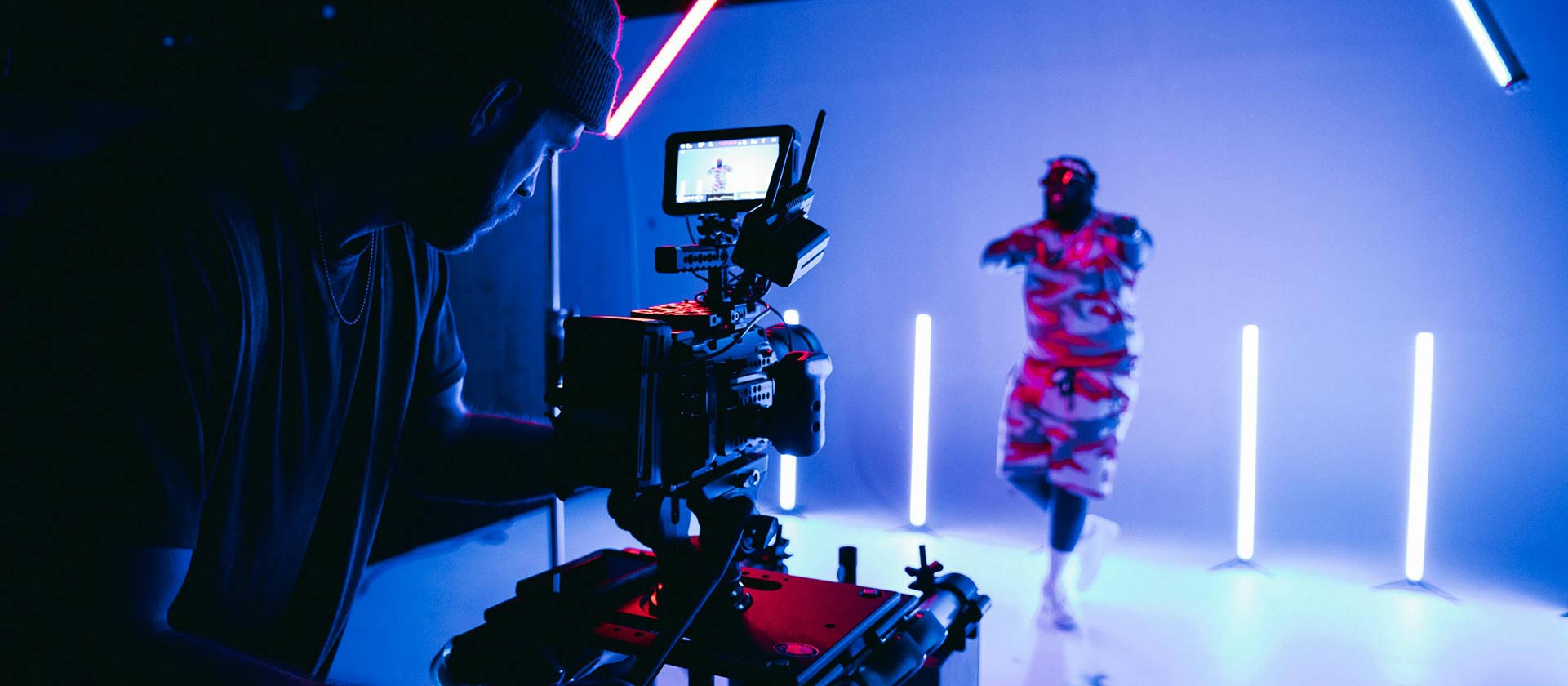 music video in production