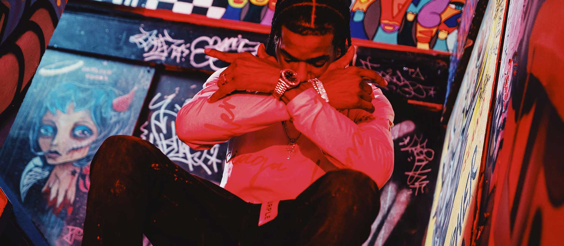 artist photo for magazine