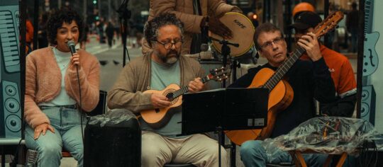musicians at street festival